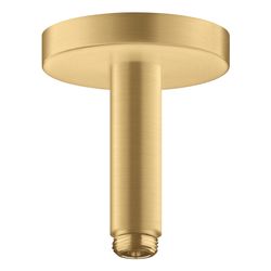Hansgrohe AXOR ShowerSolutions Deckenanschluss 100mm, DN 15, G 1/2", Brushed Gold O... HANSGROHE-26432250 4059625123294 (Abb. 1)