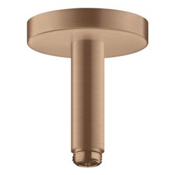 Hansgrohe AXOR ShowerSolutions Deckenanschluss 100mm, DN 15, G 1/2", Brushed Red Go... HANSGROHE-26432310 4059625124109 (Abb. 1)