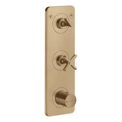Hansgrohe AXOR Citterio E Thermostatmodul 380x120mm, UP, DN 20, für 2 Verbraucher, ... HANSGROHE-36703140 4011097905600 (Abb. 1)