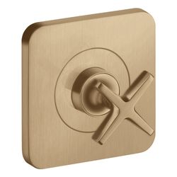 Hansgrohe AXOR Absperrventil Citterio E UP, 120x120mm, gerade, Brushed Bronze... HANSGROHE-36771140 4011097907390 (Abb. 1)