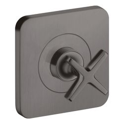 Hansgrohe AXOR Absperrventil Citterio E UP, 120x120mm, gerade, Brushed Black Chrome... HANSGROHE-36771340 4011097907383 (Abb. 1)