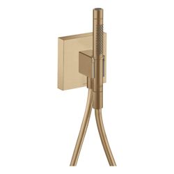 Hansgrohe AXOR Starck Portereinheit, 16,2l/min, 120x120mm, Stabhandbrause 2jet, Bra... HANSGROHE-12626140 4011097824482 (Abb. 1)