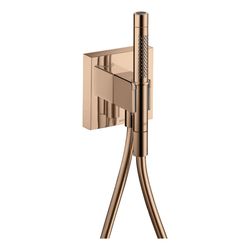 Hansgrohe AXOR Starck Portereinheit, 16,2l/min, 120x120mm, Stabhandbrause 2jet, Bra... HANSGROHE-12626300 4011097825908 (Abb. 1)