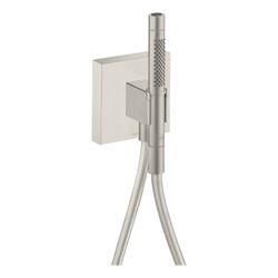 Hansgrohe AXOR Starck Portereinheit, 16,2l/min, 120x120mm, Stabhandbrause 2jet, Bra... HANSGROHE-12626800 4011097825830 (Abb. 1)