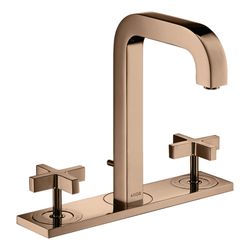 Hansgrohe AXOR Citterio 3-Loch Waschtischarmatur 170, Auslauf 140mm, Kreuzgriffen, ... HANSGROHE-39134300 4011097916033 (Abb. 1)