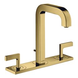 Hansgrohe AXOR Citterio 3-Loch Waschtischarmatur 170, Auslauf 140mm, Hebelgriff, Pl... HANSGROHE-39136990 4011097916309 (Abb. 1)