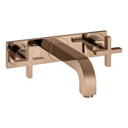 Hansgrohe AXOR Citterio 3-Loch Waschtischarmatur UP für Wandm, Auslauf 226mm, Kreuz... HANSGROHE-39144300 4011097916620 (Abb. 1)