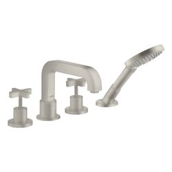 Hansgrohe AXOR Citterio 4-Loch Wannenarmatur, Wannenrandarmatur, Kreuzgriffen, Rose... HANSGROHE-39445800 4011097918655 (Abb. 1)