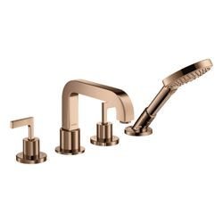 Hansgrohe AXOR Citterio 4-Loch Wannenarmatur, Wannenrandarmatur, Hebelgriff, Rosett... HANSGROHE-39446300 4011097918877 (Abb. 1)