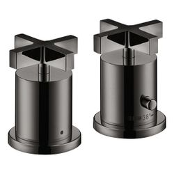 Hansgrohe AXOR Wannenrandarmatur Citterio 2-Loch, Thermostat, Kreuzgriffen, Polishe... HANSGROHE-39480330 4011097920023 (Abb. 1)