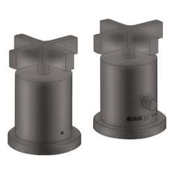 Hansgrohe AXOR Wannenrandarmatur Citterio 2-Loch, Thermostat, Kreuzgriffen, Brushed... HANSGROHE-39480340 4011097919942 (Abb. 1)