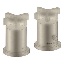 Hansgrohe AXOR Wannenrandarmatur Citterio 2-Loch, Thermostat, Kreuzgriffen, Brushed... HANSGROHE-39480820 4011097919980 (Abb. 1)
