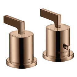 Hansgrohe AXOR Wannenrandarmatur Citterio 2-Loch, Thermostat, Hebelgriff, Polished ... HANSGROHE-39482300 4011097920221 (Abb. 1)
