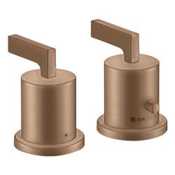 Hansgrohe AXOR Wannenrandarmatur Citterio 2-Loch, Thermostat, Hebelgriff, Brushed R... HANSGROHE-39482310 4011097920146 (Abb. 1)
