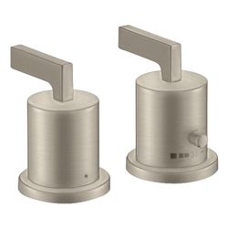 Hansgrohe AXOR Wannenrandarmatur Citterio 2-Loch, Thermostat, Hebelgriff, Brushed N... HANSGROHE-39482820 4011097920139 (Abb. 1)