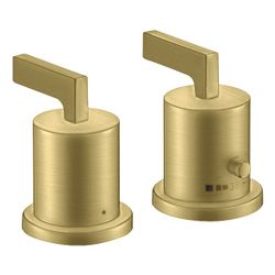 Hansgrohe AXOR Wannenrandarmatur Citterio 2-Loch, Thermostat, Hebelgriff, Brushed B... HANSGROHE-39482950 4011097920085 (Abb. 1)