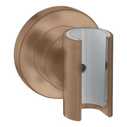 Hansgrohe AXOR Brausenhalter Citterio Porter, rund, 60x60x65mm, Metall, Brushed Red... HANSGROHE-39525310 4011097920283 (Abb. 1)