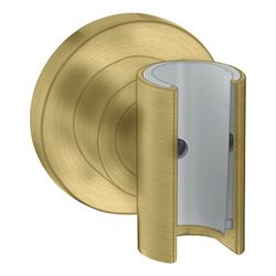 Hansgrohe AXOR Brausenhalter Citterio Porter, rund, 60x60x65mm, Metall, Brushed Bra... HANSGROHE-39525950 4011097920238 (Abb. 1)