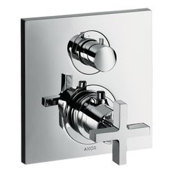 Hansgrohe AXOR Citterio Thermostat Unterputz, 26l/min, Absperrventil, Kreuzgriff, C... HANSGROHE-39705000 4011097400969 (Abb. 1)