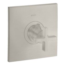 Hansgrohe AXOR Citterio Thermostat HighFlow Unterputz, 59l/min, Kreuzgriff, Edelsta... HANSGROHE-39716800 4011097921495 (Abb. 1)