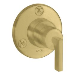 Hansgrohe AXOR Citterio Ab- und Umstellventil Trio, Quattro Unterputz DN 20, Hebelg... HANSGROHE-39920950 4011097923031 (Abb. 1)