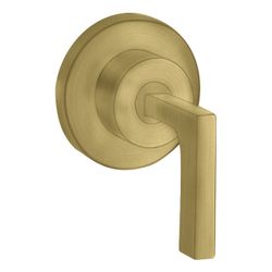 Hansgrohe AXOR Citterio Absperrventil Unterputz DN 15/DN 20, Hebelgriff, Brushed Br... HANSGROHE-39960950 4011097923338 (Abb. 1)