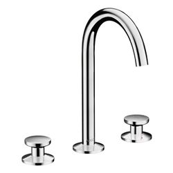 Hansgrohe AXOR One 3-Loch Waschtischarmatur Select 170mm, 5l/min, Push-Open Ablaufg... HANSGROHE-48070000 4059625331095 (Abb. 1)