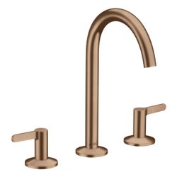 Hansgrohe AXOR One 3-Loch Waschtischarmatur 170mm, 5l/min, Hebelgriff, Push-Open Ab... HANSGROHE-48050310 4059625371121 (Abb. 1)