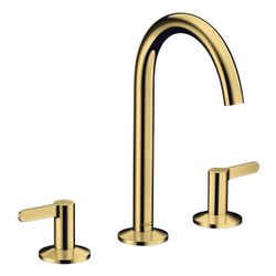 Hansgrohe AXOR One 3-Loch Waschtischarmatur 170mm, 5l/min, Hebelgriff, Push-Open Ab... HANSGROHE-48050990 4059625371183 (Abb. 1)
