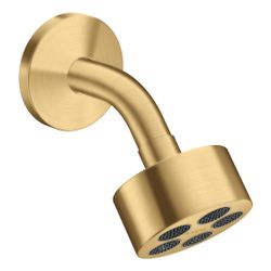 Hansgrohe AXOR One Kopfbrause 75mm, 8,7l/min, 1jet EcoSmart, Brausearm, Brushed Gol... HANSGROHE-48490250 4059625364079 (Abb. 1)
