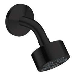 Hansgrohe AXOR One Kopfbrause 75mm, 8,7l/min, 1jet EcoSmart, Brausearm, Mattschwarz... HANSGROHE-48490670 4059625330708 (Abb. 1)