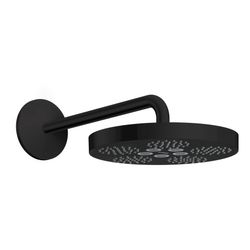 Hansgrohe AXOR One Kopfbrause 280mm, 12,3l/min, 1jet, Brausearm, Mattschwarz... HANSGROHE-48491670 4059625330678 (Abb. 1)