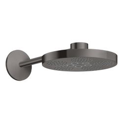 Hansgrohe AXOR One Kopfbrause 280mm, 18,1l/min, 2jet, Brausearm, Brushed Black Chro... HANSGROHE-48492340 4059625368879 (Abb. 1)