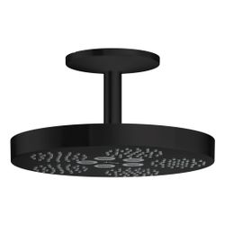Hansgrohe AXOR One Kopfbrause 280mm, 12,2l/min, 1jet, Deckenanschluss, Mattschwarz... HANSGROHE-48493670 4059625330616 (Abb. 1)