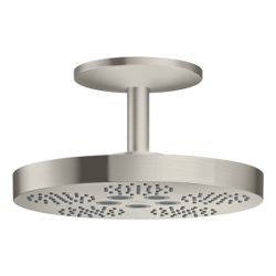 Hansgrohe AXOR One Kopfbrause 280mm, 18,1l/min, 2jet, Deckenanschluss, Edelstahl Op... HANSGROHE-48494800 4059625369807 (Abb. 1)