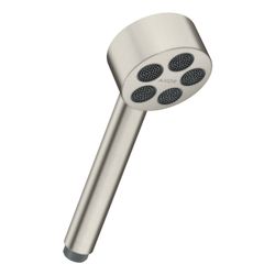Hansgrohe AXOR One Handbrause 75mm, 9,1l/min, 1jet EcoSmart, Edelstahl Optic... HANSGROHE-48651800 4059625364383 (Abb. 1)