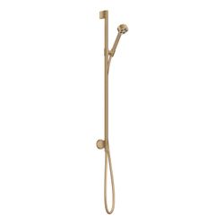 Hansgrohe AXOR One Brauseset 75mm, 9,1l/min, 1jet EcoSmart, Wandanschluss, Brushed ... HANSGROHE-48791140 4059625370254 (Abb. 1)