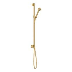 Hansgrohe AXOR One Brauseset 75mm, 9,1l/min, 1jet EcoSmart, Wandanschluss, Brushed ... HANSGROHE-48791250 4059625369067 (Abb. 1)