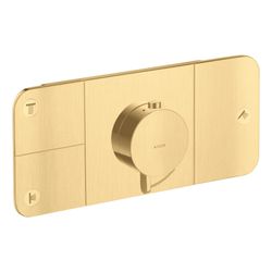 Hansgrohe AXOR One Thermostatmodul Unterputz, 30l/min, für 3 Verbraucher, Brushed G... HANSGROHE-45713250 4011097824178 (Abb. 1)