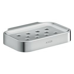 Hansgrohe AXOR Universal Circular Seifenschale, 127x21x90mm, Kunststoff, Chrom... HANSGROHE-42805000 4059625367612 (Abb. 1)