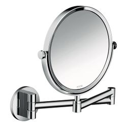 Hansgrohe AXOR Universal Circular Rasierspiegel, 5-fach Vergrößerung, neigbar, schw... HANSGROHE-42849000 4059625368459 (Abb. 1)