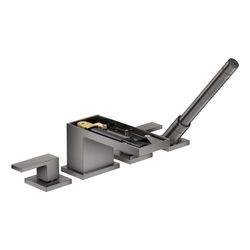 Hansgrohe AXOR MyEdition 4-Loch Wannenrandarmatur, 22l/min, ohne Platte, Polished B... HANSGROHE-47432330 4059625212578 (Abb. 1)