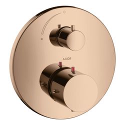 Hansgrohe AXOR Starck Thermostat Unterputz, 25l/min, Absperrventil, Polished Red Go... HANSGROHE-10700300 4011097862545 (Abb. 1)
