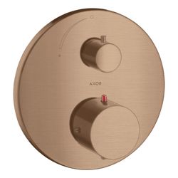 Hansgrohe AXOR Starck Thermostat Unterputz, 25l/min, Absperrventil, Brushed Red Gol... HANSGROHE-10700310 4011097862460 (Abb. 1)