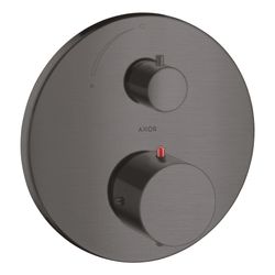 Hansgrohe AXOR Starck Thermostat Unterputz, 25l/min, Absperrventil, Brushed Black C... HANSGROHE-10700340 4011097862415 (Abb. 1)