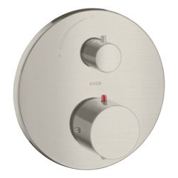 Hansgrohe AXOR Starck Thermostat Unterputz, 25l/min, Absperrventil, Edelstahl Optic... HANSGROHE-10700800 4011097862477 (Abb. 1)