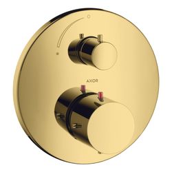 Hansgrohe AXOR Starck Thermostat Unterputz, 25l/min, Absperrventil, Polished Gold O... HANSGROHE-10700990 4011097862521 (Abb. 1)
