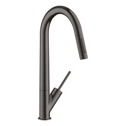 Hansgrohe AXOR Starck Einhebel-Küchenmischer, Ausziehbrause, ComfortZone 270, Brush... HANSGROHE-10821340 4011097864105 (Abb. 1)