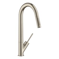 Hansgrohe AXOR Starck Einhebel-Küchenmischer, Ausziehbrause, ComfortZone 270, Brush... HANSGROHE-10821820 4011097864143 (Abb. 1)