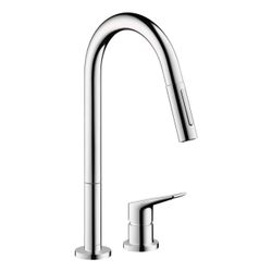 Hansgrohe AXOR Citterio M 2-Loch Einhebel-Küchenmischer ComfortZone 220, 9l/min, Au... HANSGROHE-34822000 4011097688664 (Abb. 1)